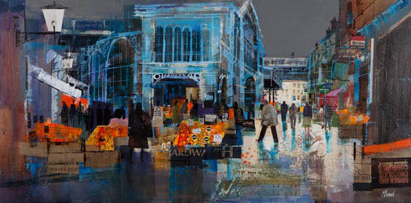 BOROUGH FRUIT AND VEG MARKET LONDON 20X40