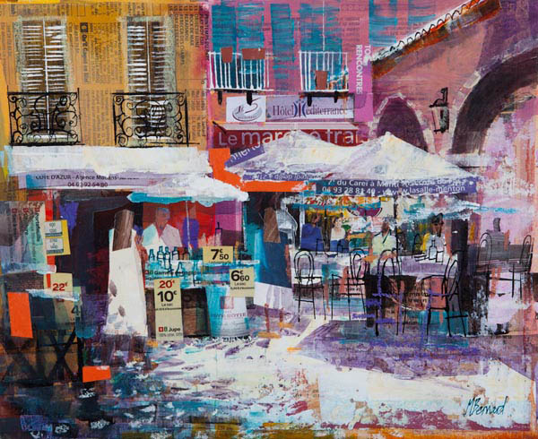 CAFE, MENTON 11X13 1-2