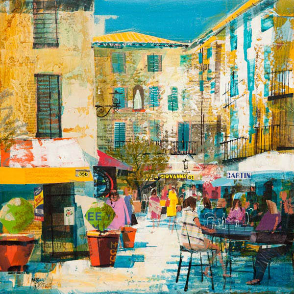 CAFE, MENTON, FRANCE 16X16
