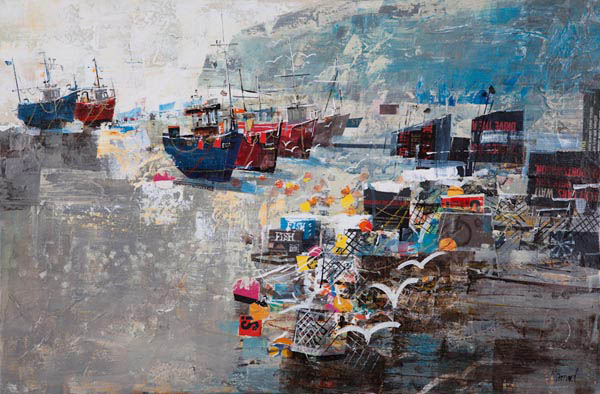 CATHING THE LIGHT, BEER BEACH 20X30
