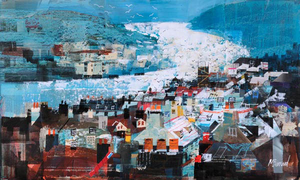 Dartmouth Rooftops 22.5 x 13.5