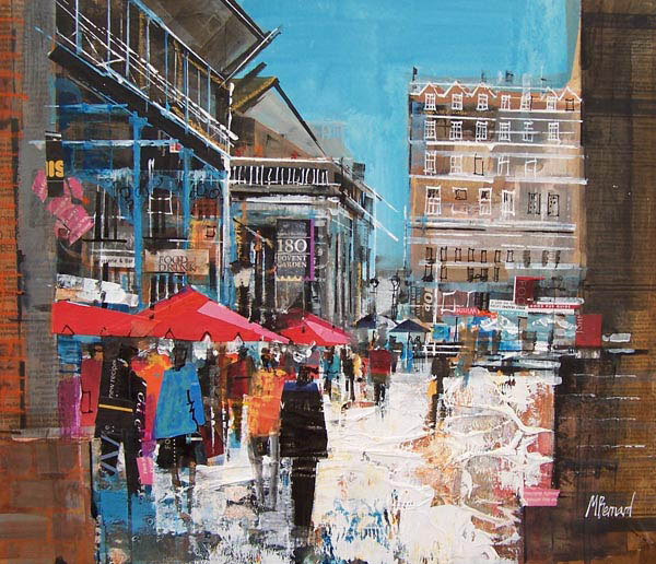 MARKET STALLS, COVENT GARDEN 14X16.5INS