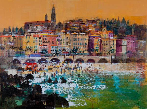 MENTON, COTE D'AZUR 30X40
