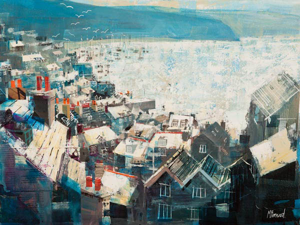 SALCOMBE ROOFTOPS 18X24