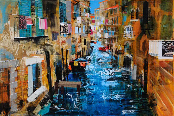 Venetian Canal Scene 30x20