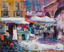 CAFE, MENTON 11X13 1-2