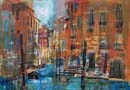 CANAL EDGE, VENICE   16X22.5 INS