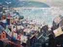 SALCOMBE ROOFTOPS  18X24INS