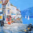 The Ferry Crossing Dartmouth 14.5x14.5