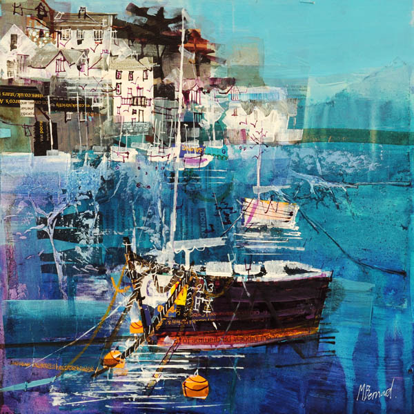 029 Calm Waters Fowey 13x13