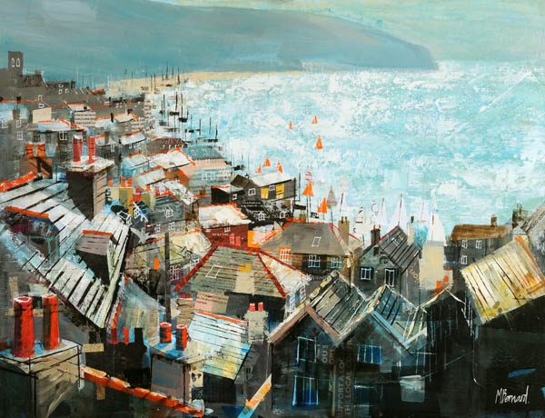 BC 003 Salcombe Rooftops 46cm x 60cm