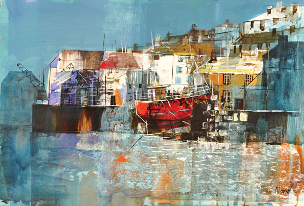 Boat Yard Fowey 16x24