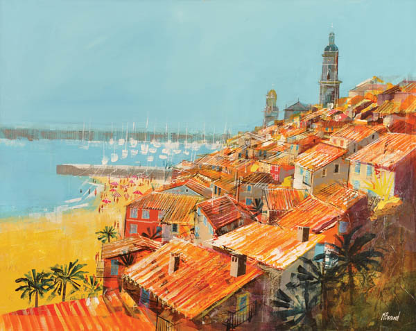City Rooftops Menton 28x36
