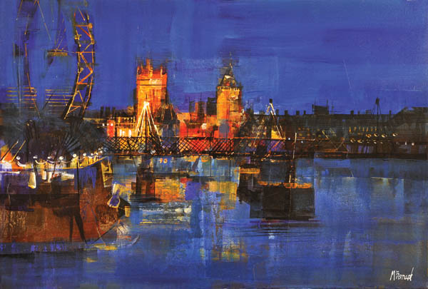 London Night Scene 20x30