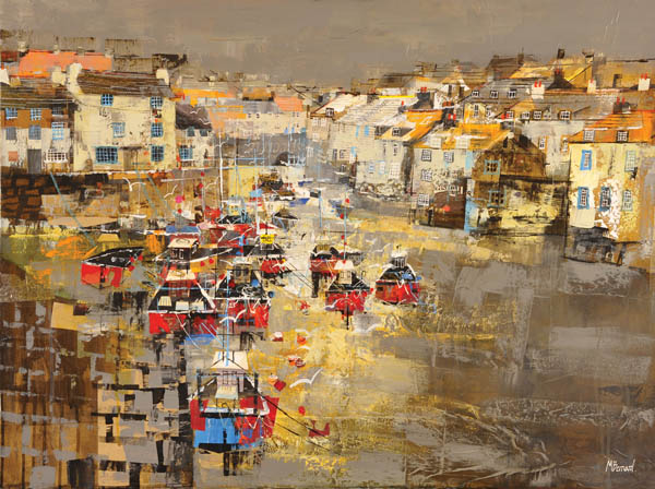 Polperro Harbour 30x40