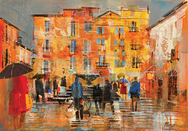 Rome Summer Showers 15.5x22