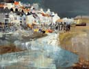BC 001 Cornish Harbour In Greys 70 cm x 90cm