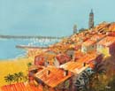 City Rooftops Menton 28x36